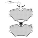 Pastillas de Freno (0364) (111MM) RENAULT LAGUNA / PEUGEOT 306 S/ABS-405