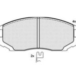 Pastillas de Freno (0587)(114MM) DAIHATSU TERIOS / MITSUBISHI LANCER