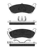 Pastillas de Freno (0564)(140MM) MERCEDES BENZ ML 320 - 430 (98/..) TRASERA
