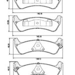 Pastillas de Freno (0350) (140MM) FORD EXPLORER (95/) TRASERA