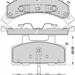 Pastillas de Freno (0030)(147MM-125MM) CHEVROLET CELEBRITY, LUMINA APV (90/91)