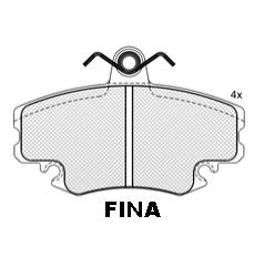 Pastillas de Freno (0670)(99MM) RENAULT EXPRESS - TWINGO  2000