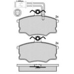 Pastillas de Freno (0584)(104MM) ALFA ROMEO 164 2.0  C/SENSOR