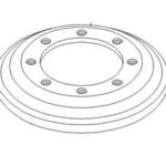 DESPIECE PERNO REY  BRIDA DEL PERNO REY (Mesa 12 mm - 8 Agu