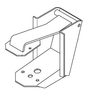 DESPIECE LEVANTA EJE  SOPORTE (L. EJE A. DIRECTA )