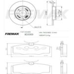 KIT DE FRENO VW GOL- GACEL- POLO- SAVEIRO (BD3300 + FL-PD/54)