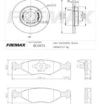 KIT DE FRENO VW GOL 1.4 8V (BD3975 + FL-PD/81)