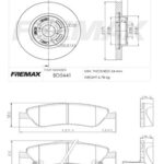 KIT DE FRENO TOYOTA COROLLA (08/..) (BD5441 + FL-PD/669)