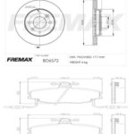KIT DE FRENO RENAULT 19- MEGANE- CLIO-SYMBOL (BD6572 + FL-PD/305-A)