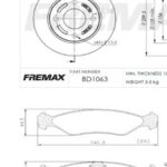 KIT DE FRENO FORD FIESTA - KA 1.0 (BD1063 + PD/55)