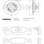 KIT DE FRENO FORD FIESTA- KA 1.4- 1.6 (BD1064 + FL-PD/65)