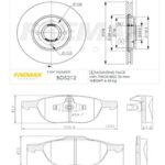 KIT DE FRENOFORD ECOSPORT KINETIC 1.5- 2.0 (BD5212 + FL-PD/767)