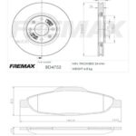 KIT DE FRENO CITREON C4/ PEUGEOT 308- 408 2.0 (BD4752 + FL-PD/1470)
