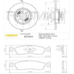 KIT DE FRENO FIAT PALIO- SIENA 1.4 8V (BD3466 + FL-PD/85)