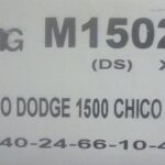(15020)(240MM) DODGE 1500 CHICO