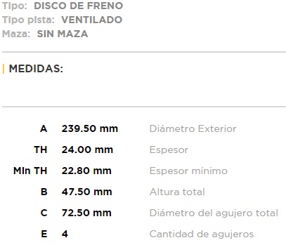 (15040)(244MM) DODGE 1500-1800 1.8