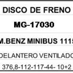 (17030)(376MM) M. BENZ MB 1115 MINIBUS