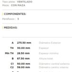 (276MM) CHEVROLET S-10 CON MAZA