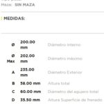 (16156) (200MM) CHEVROLET ONIX-PRISMA 1.4