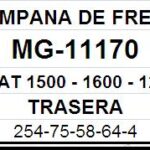 (11170)(254MM) FIAT 1500, 1600, 125