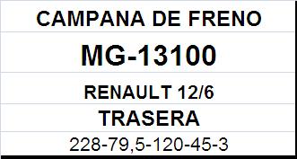 (228MM) RENAULT R12 GRANDE, R6