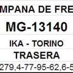 (13141)(279,4MM) IKA TORINO, ESTANCIERA (FUNDICION)