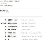 (228MM) PARTNER-306-405-406/ CITROEN BERLINGO-XSARA (CHAPA)
