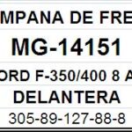 (14151)(305MM) FORD F-250, F-350 DELANTERA