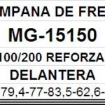 IGUAL MG-509-15150(15150)(279,4MM) DODGE D-100, D-200 REFORZ