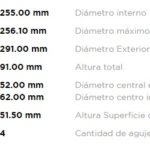 (13170)(255MM) RENAULT TRAFIC, RODEO CON MAZA