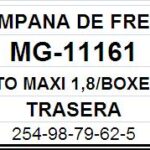 (11161) (254MM) FIAT DUCATO MAXI