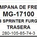 (17100)(280MM) M. BENZ SPRINTER FURGON