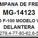 (14124)(279,4MM) FORD F-100 MOD.VIEJO DELANTERA