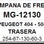 (12130)(254MM) PEUGEOT 404, 504 MODELO VIEJO