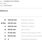 (15190)(230MM) VW CADDY/ SEAT