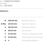 (16160)(230MM) CHEVROLET ASTRA-VECTRA-MERIVA