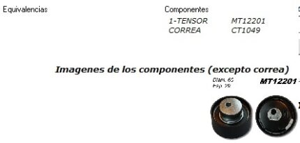 KIT SIN BOMBA FIAT PALIO-SIENA 1.3-1.4-1.6/ ALFA MITO