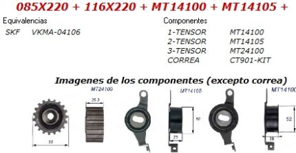 KIT SIN BOMBA FORD FIESTA - ESCORT - MONDEO 1.8
