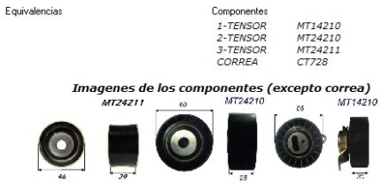 KIT SIN BOMBA FORD FOCUS - ESCAPE 1.8 2.0 ZETEC