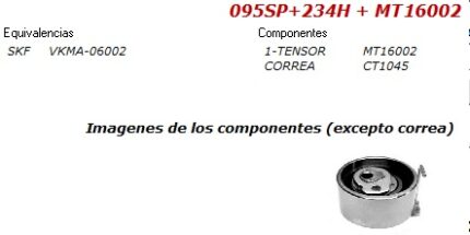 KIT SIN BOMBA RENAULT CLIO II-CLIO MIO 1.2 16V