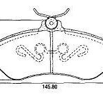 Pastillas de Freno (0375) (145MM) CHEVROLET BLAZER -PICK UP- S10