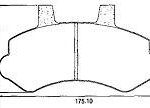 Pastillas de Freno (0614)(175MM) FORD F-1000 (00/) / CHEVROLET SILVERADO