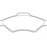 Pastillas de Freno (0620)(151MM) FORD COURIER - FIESTA 99/..
