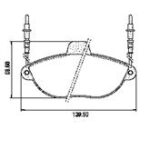 Pastillas de Freno (0586)(140MM) PEUGEOT EXPERT, 806 / CITROEN JUMPER