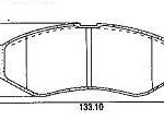 Pastillas de Freno (0494) (133MM) CHEVROLET AVEO / DAEWOO LANOS, ESPERO