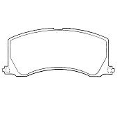 Pastillas de Freno (0374) (111MM) SUZUKI  BALENO    (95/96)