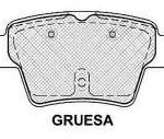 Pastillas de Freno (0849)(94MM) CITROEN C4,PICASSO / PEUGEOT 307 (04/..)TRASERA