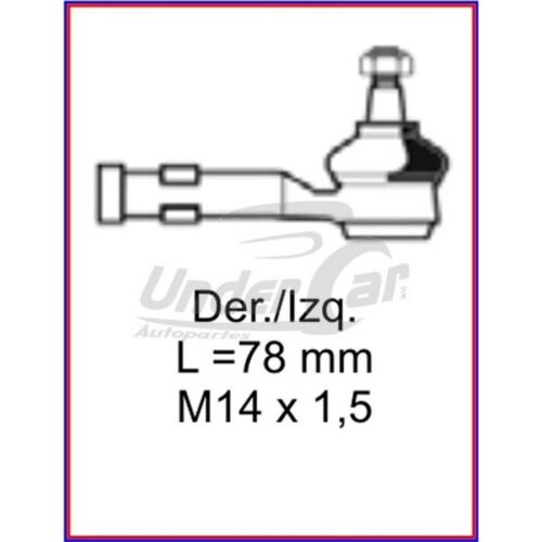 EXTREMO PEUGEOT 806 - EXPERT EXTERIOR