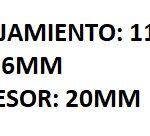 RETEN GUIA DE VALVULA RENAULT KANGOO/ TWINGO MOTOR D7F