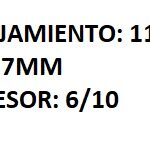 GUIA DE VALVULAS 7MM RENAULT M1.6 CORSA NAF